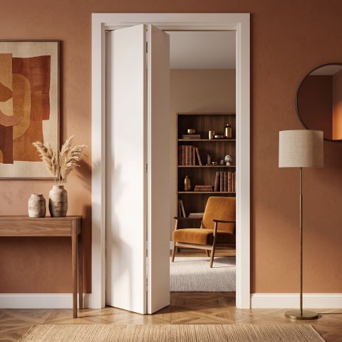 Porta Camarão Sarrafeada Branca 70x210cm + Kit Ferragem