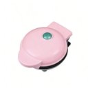 Ver imagem 1 de Mini Máquina de Assar Forma Elétrica Retro Waffle Coração 110V Rosa