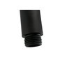 Cano Braço Suporte Tubo Redondo de Teto Preto Fosco 10 Cm para Ducha - 3