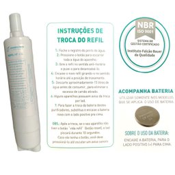 Kit 2 Refil Filtro Purificador Consul Facilite e Bem Estar - 5