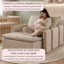 Ver imagem 6 de Poltrona de Amamentação Retrátil Base Madeira Maciça Encanto