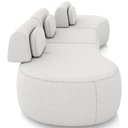 Ver imagem 6 de Sofá 5 Lugares Orgânico para Sala Living 326cm Vasti M03 Bouclê Cru - Lyam Decor