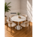 Ver imagem 2 de Mesa de Jantar Saarinen Redonda 90cm - Mármore Espirito Santo
