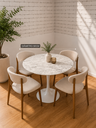 Ver imagem 2 de Mesa de Jantar Saarinen Redonda 90cm - Mármore Espirito Santo