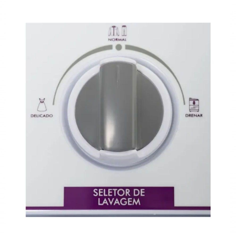 Lava Roupas Twin Tub Praxis 10 Kg Lava 4 Kg e Centrifuga 6 Kg Unica 2 em 1 do Mercado Voltagem 220v - 8