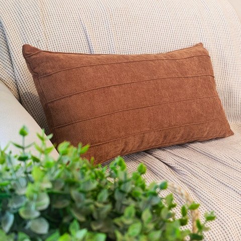 Capa de Almofada Studio Side Soft Retangular Terracota 50 x 30