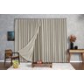Cortina Blackout com Linho 6,00x2,70 para Trilho Duplo Cor:palha - 5