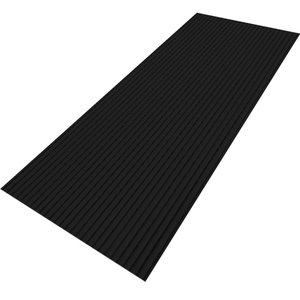 Tapete Passadeira Cozinha Antiderrapante 2m X 45cm Preto
