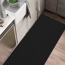 Ver imagem 2 de Tapete Passadeira Cozinha Antiderrapante 2m X 45cm Preto