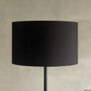 Ver imagem 5 de Luminária de Chão Piso Abajur Altura 1,6m Alumínio com Cúpula Redonda Ref 88 Preto Cup Preto