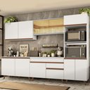 Ver imagem 1 de Armário de Cozinha Completa 310cm Branco Reims Madesa 01