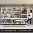Ver imagem 6 de Armário de Cozinha Completa 310cm Branco Reims Madesa 01