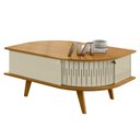 Ver imagem 1 de Mesa de Centro para Sala 90cm Indy Z10 Cumaru/opala - Mpozenato