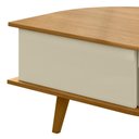 Ver imagem 5 de Mesa de Centro para Sala 90cm Indy Z10 Cumaru/opala - Mpozenato