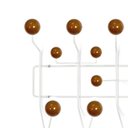 Ver imagem 3 de Cabideiro de parede Eames - Branco com castanho claro