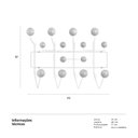 Ver imagem 4 de Cabideiro de parede Eames - Branco com castanho claro