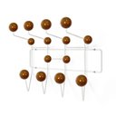 Ver imagem 1 de Cabideiro de parede Eames - Branco com castanho claro