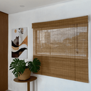 Ver imagem 4 de Persiana Pronta Rolô Bambu 140larg X 140alt Natural