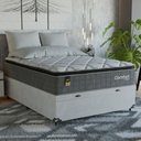 Ver imagem 7 de Cama Box Baú Casal Colchão Comfort Class Pillow Top 138x188 Cinza/suede Branco