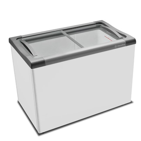 Freezer de Sorvete Horizontal Nf30 Metalfrio Expositor 292 Litros Branco 220v