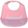Babador Cata Migalha Silicone Impermeável Rosa - 1