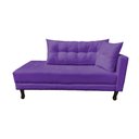 Ver imagem 1 de Divã Recamier Troya 2,00 Cm Lado Direito Suede Roxo