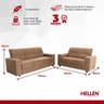 Conjunto Sofá 2 e 3 Lugares Suiça Yescasa - 3