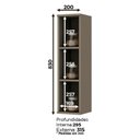 Ver imagem 2 de Armário Aéreo Nicho Connect 20x83 Cm Duna – Henn