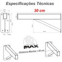Ver imagem 5 de Mf Multiforma - 4 Suportes Pia Parafusar Bancada Aparador 30 Cm Preto