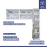 Lavanderia Modulada Guarulhos 1 Armário Multiuso e 2 Armários Aéreos Kaiki  - 8