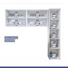 Lavanderia Modulada Guarulhos 1 Armário Multiuso e 2 Armários Aéreos Kaiki  - 11