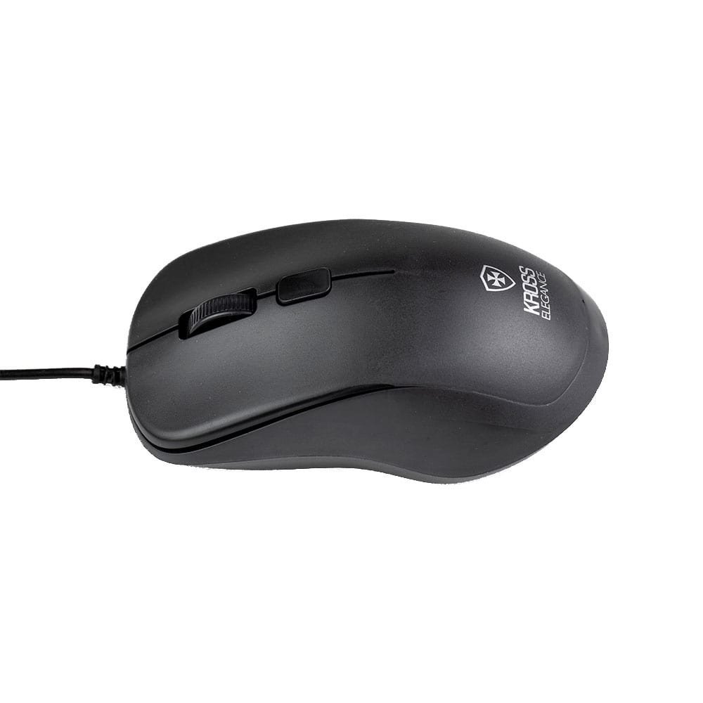 Mouse com Fio Kross USB 1.000 DPI Preto KE-M095 - 3