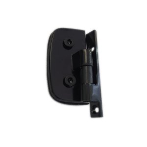 Dobradiça automática 1114 para porta de vidro temperado blindex - Preto