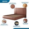 Cama Casal Queen Size Flutuante Star Couro Ecológico Pu Telha - Skybox - 4