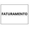 placa sinalização 1/2 oficio faturamento mdf branco - 1