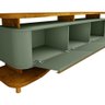 Rack para Sala de Estar Tv 75 Pol Orgânico Maui B02 Naturalle Pistache - Lyam Decor - 9