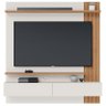 Mesa de Centro Noronha com Painel para Tv Suspenso Juriti 1.5 Off White Matte Freijó – Colibri - 7