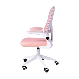 Kit 02 Cadeiras Escritório Rodizio Office Bytes Rosa - 3