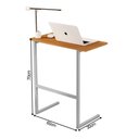 Ver imagem 3 de Mesa Notebook Escritório Sala Thor Nature - Cinza