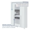 Ver imagem 4 de Guarda Roupa Solteiro 4 Portas 2 Gavetas com Espelho e Pés MDF Alonzo 153.5cm Branco