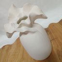 Ver imagem 2 de Vaso Decorativo Enfeite Home&Co Cerâmica 22x17x17cm Bege