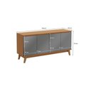 Ver imagem 5 de Aparador Kappesberg 4 Portas Canela/chumbo 156cm