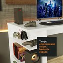 Ver imagem 6 de Mesa Para Computador Gamer e Painel Para Tv Até 50 Branco