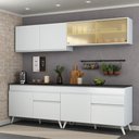 Ver imagem 3 de Armário de Cozinha Compacta 240cm Veneza Multimóveis V3696 Branco