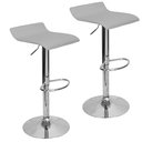 Ver imagem 1 de Kit 2 Banquetas Toquio Wave Enzo Belo Horizonte Giratória com Regulagem