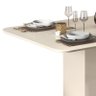 Mesa de Jantar Mia Tampo com Vidro 170x90 Creme/Carvalho e 6 Cadeiras Elen Carvalho Europeu/Veludo C - 4