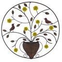 Ver imagem 6 de Painel De Arvore Mandala Com Vaso Em Ferro Rustico Decorativo Para Sala Libertas Rosas Artesanato Ro