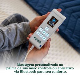 Colchão King Size D33 Connect Aplicativo Massageador 25x193x203 Keiko Colchões - 9
