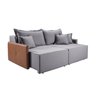 Sofá Retrátil 200cm 2 Lugares Linho Bali  - 2