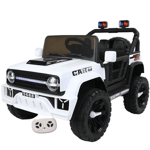Carro Eletrico Jeep Tank Xys Branco 12v com Controle Remoto